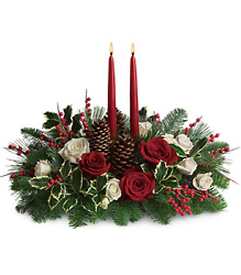 Christmas Wishes Centerpiece from Visser's Florist and Greenhouses in Anaheim, CA